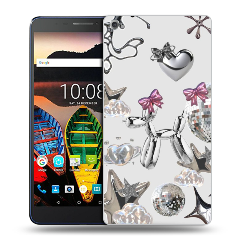 Силиконовый чехол на Lenovo Tab 3 7 Plus с принтом Y2K Силиконовый чехол на Lenovo Tab 3 7 Plus с принтом Y2K
