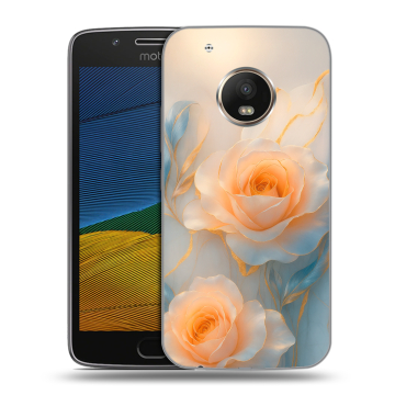 Силиконовый чехол на Lenovo Moto G5 с принтом Женский