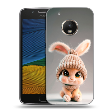 Силиконовый чехол на Lenovo Moto G5 с принтом Кролик