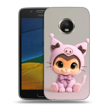 Силиконовый чехол на Lenovo Moto G5 с принтом Куроми Kuromi 