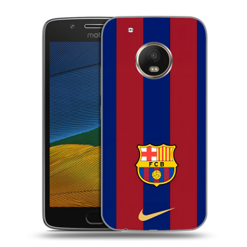 Силиконовый чехол на Lenovo Moto G5 с принтом Барселона Barcelona