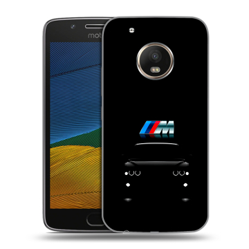 Силиконовый чехол на Lenovo Moto G5 с принтом БМВ BMW