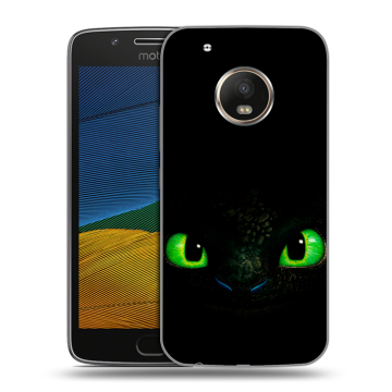 Силиконовый чехол на Lenovo Moto G5 с принтом Как приручить дракона