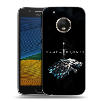 Силиконовый чехол на Lenovo Moto G5 с принтом Игра Престолов Game Thrones