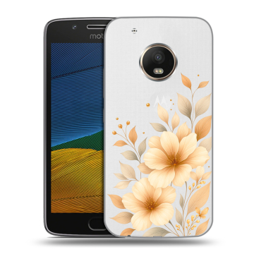 Силиконовый чехол на Lenovo Moto G5 с принтом для девушки