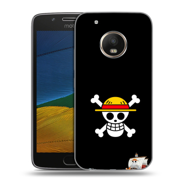 Силиконовый чехол на Lenovo Moto G5 с принтом One Piece Ван Пис