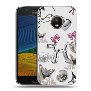 Силиконовый чехол на Lenovo Moto G5 с принтом Y2K