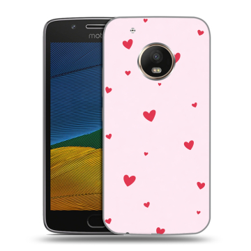 Силиконовый чехол на Lenovo Moto G5 с принтом для девочек