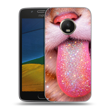 Силиконовый чехол на Lenovo Moto G5 с принтом для девочек