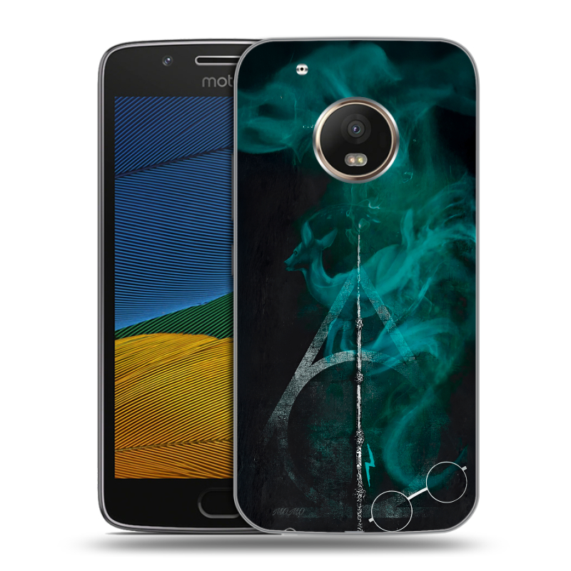 Силиконовый чехол на Lenovo Moto G5 с принтом Гарри Поттер Harry Potter Силиконовый чехол на Lenovo Moto G5 с принтом Гарри Поттер Harry Potter
