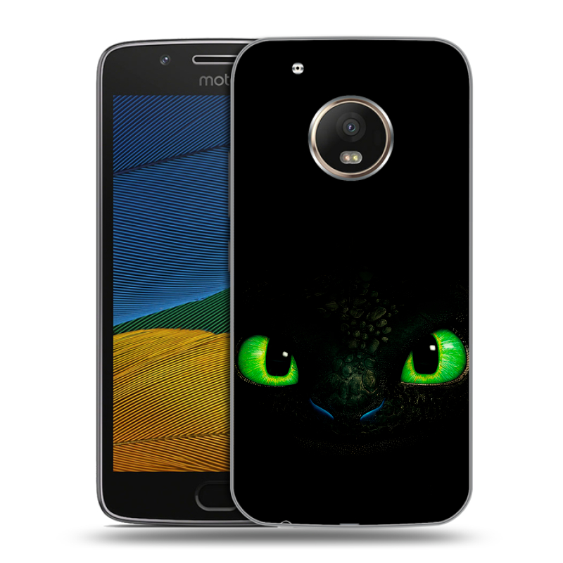 Силиконовый чехол на Lenovo Moto G5 с принтом Как приручить дракона Силиконовый чехол на Lenovo Moto G5 с принтом Как приручить дракона