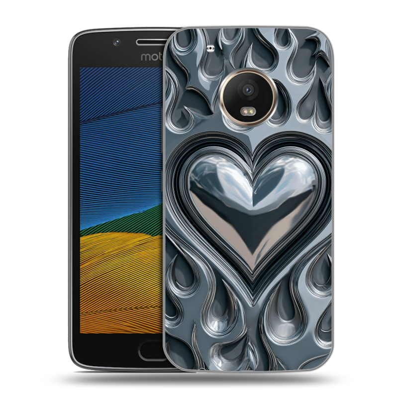 Пластиковый чехол на Lenovo Moto G5 с принтом Y2K Пластиковый чехол на Lenovo Moto G5 с принтом Y2K
