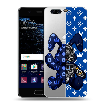 Силиконовый чехол на Huawei P10 с принтом Луи робот
