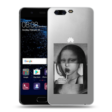 Силиконовый чехол на Huawei P10 с принтом Мона Лиза