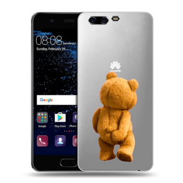 Силиконовый чехол на Huawei P10 с принтом Медведь Силиконовый чехол на Huawei P10 с принтом Медведь