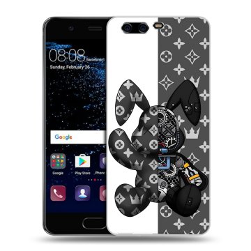 Силиконовый чехол на Huawei P10 с принтом Луи робот