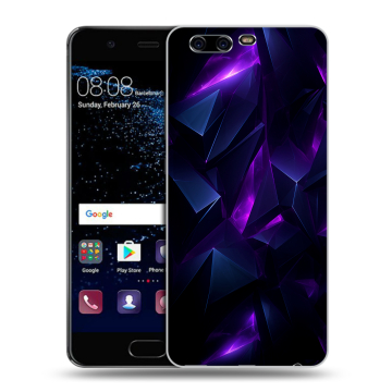 Силиконовый чехол на Huawei P10 с принтом Абстракиция