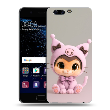 Силиконовый чехол на Huawei P10 с принтом Куроми Kuromi 