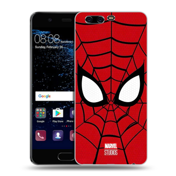 Силиконовый чехол на Huawei P10 с принтом человек паук spiderman