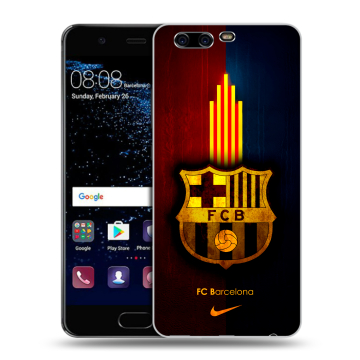 Силиконовый чехол на Huawei P10 с принтом Барселона Barcelona