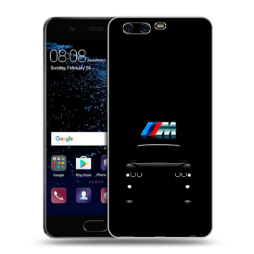 Силиконовый чехол на Huawei P10 с принтом БМВ BMW