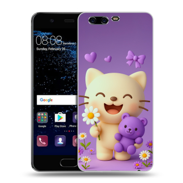 Силиконовый чехол на Huawei P10 с принтом для девочек Силиконовый чехол на Huawei P10 с принтом для девочек
