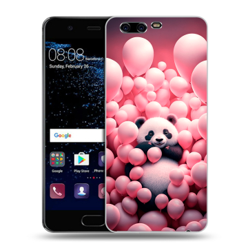 Силиконовый чехол на Huawei P10 с принтом Панда Силиконовый чехол на Huawei P10 с принтом Панда
