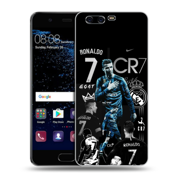 Силиконовый чехол на Huawei P10 с принтом Реал Роналдо