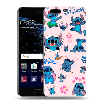 Силиконовый чехол на Huawei P10 с принтом Лило и Стич