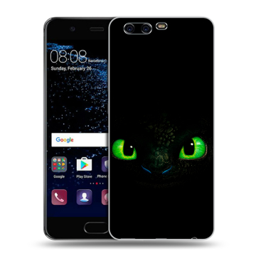 Силиконовый чехол на Huawei P10 с принтом Как приручить дракона