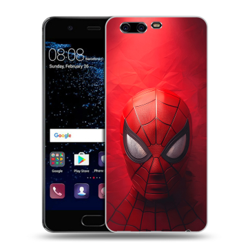 Силиконовый чехол на Huawei P10 с принтом Spiderman Человек паук