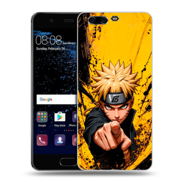 Силиконовый чехол на Huawei P10 с принтом Naruto Наруто