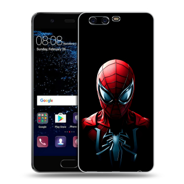 Силиконовый чехол на Huawei P10 с принтом Spiderman Человек паук