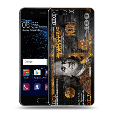 Силиконовый чехол на Huawei P10 с принтом Доллар деньги