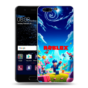 Силиконовый чехол на Huawei P10 с принтом Roblox Роблокс Силиконовый чехол на Huawei P10 с принтом Roblox Роблокс