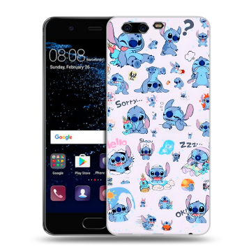 Силиконовый чехол на Huawei P10 с принтом Лило и Стич