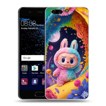 Силиконовый чехол на Huawei P10 с принтом Labubu Лабубу Силиконовый чехол на Huawei P10 с принтом Labubu Лабубу