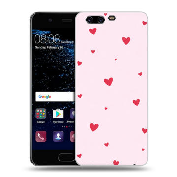 Силиконовый чехол на Huawei P10 с принтом для девочек