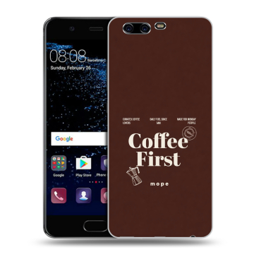 Силиконовый чехол на Huawei P10 с принтом женский Силиконовый чехол на Huawei P10 с принтом женский
