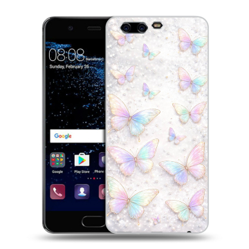 Силиконовый чехол на Huawei P10 с принтом женский Силиконовый чехол на Huawei P10 с принтом женский