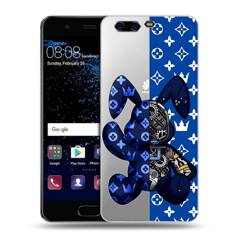 Силиконовый чехол на Huawei P10 с принтом Луи робот Силиконовый чехол на Huawei P10 с принтом Луи робот