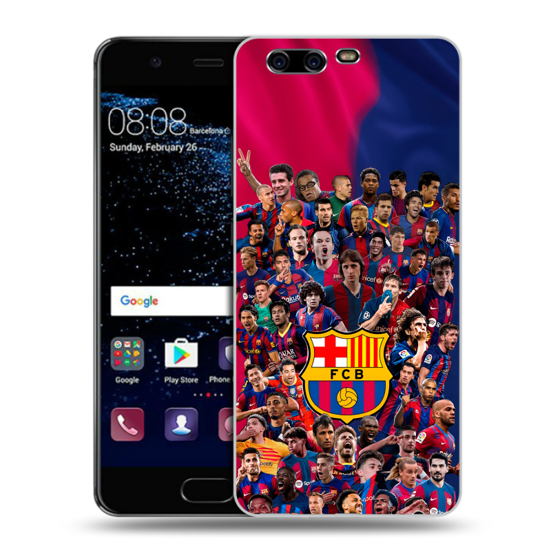 Силиконовый чехол на Huawei P10 с принтом Барселона Barcelona Силиконовый чехол на Huawei P10 с принтом Барселона Barcelona