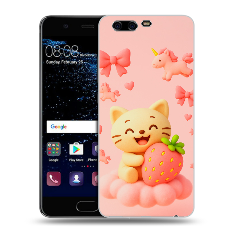 Силиконовый чехол на Huawei P10 с принтом для девочек Силиконовый чехол на Huawei P10 с принтом для девочек
