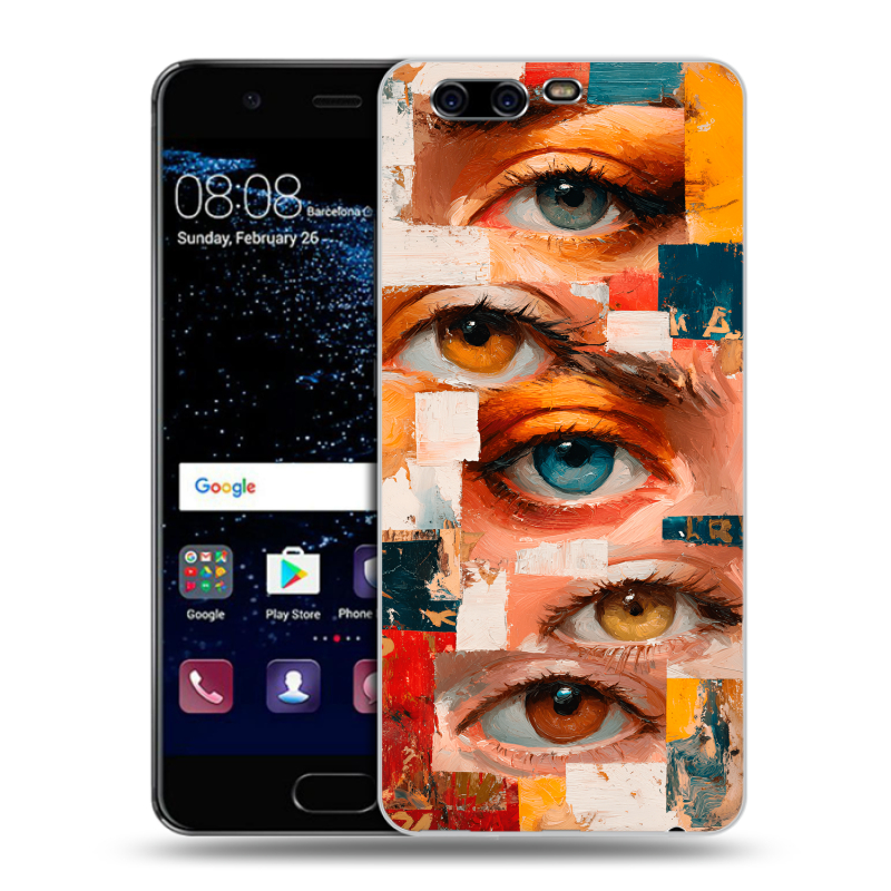 Силиконовый чехол на Huawei P10 с принтом Модный принт Силиконовый чехол на Huawei P10 с принтом Модный принт