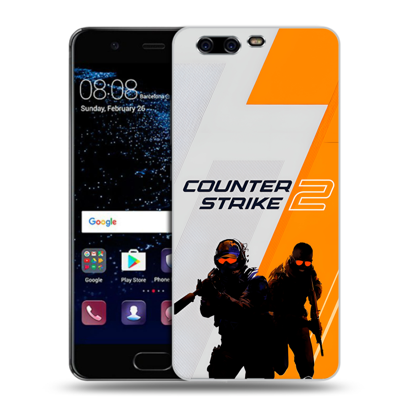 Силиконовый чехол на Huawei P10 с принтом Counter Strike Силиконовый чехол на Huawei P10 с принтом Counter Strike