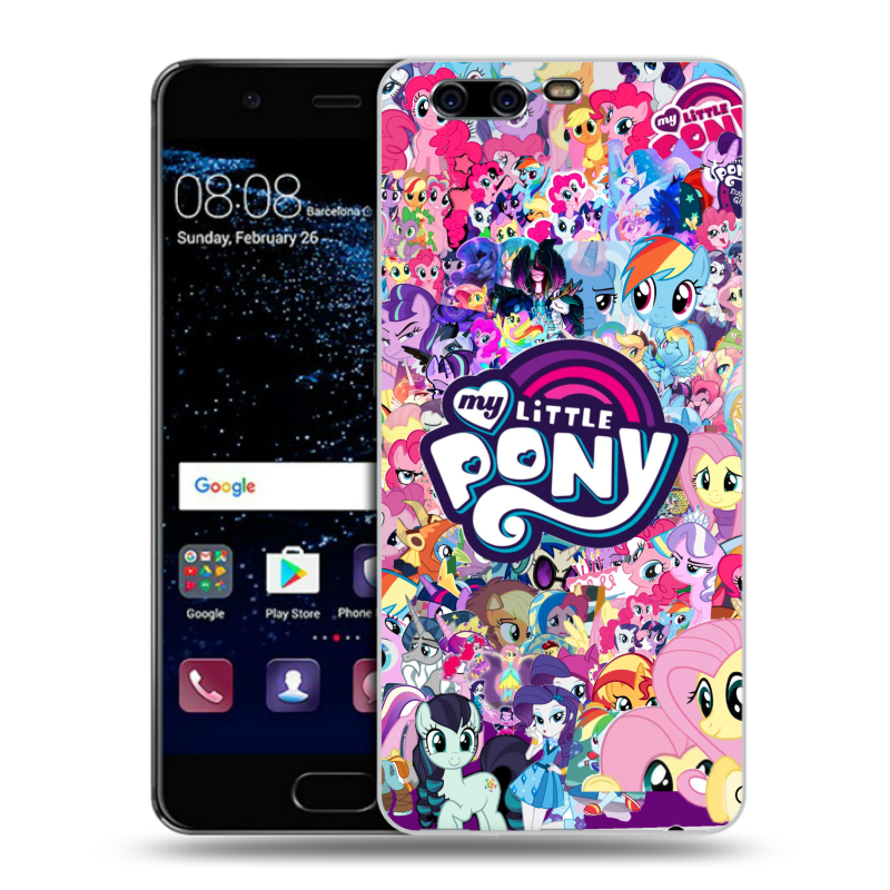 Силиконовый чехол на Huawei P10 с принтом My little pony Дружба чудо Силиконовый чехол на Huawei P10 с принтом My little pony Дружба чудо