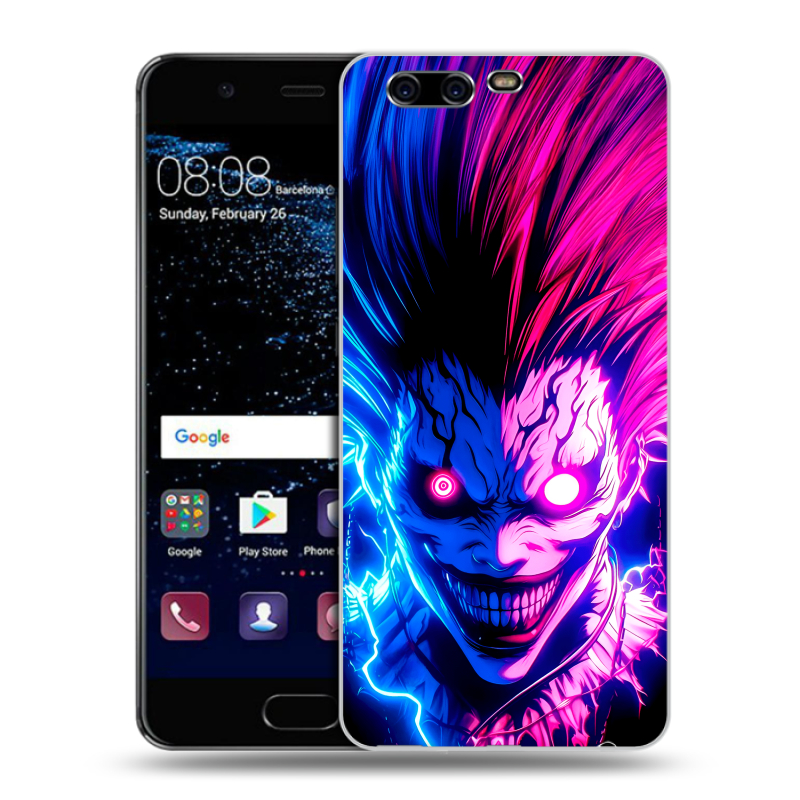 Силиконовый чехол на Huawei P10 с принтом Death note Тетрадь смерти Силиконовый чехол на Huawei P10 с принтом Death note Тетрадь смерти