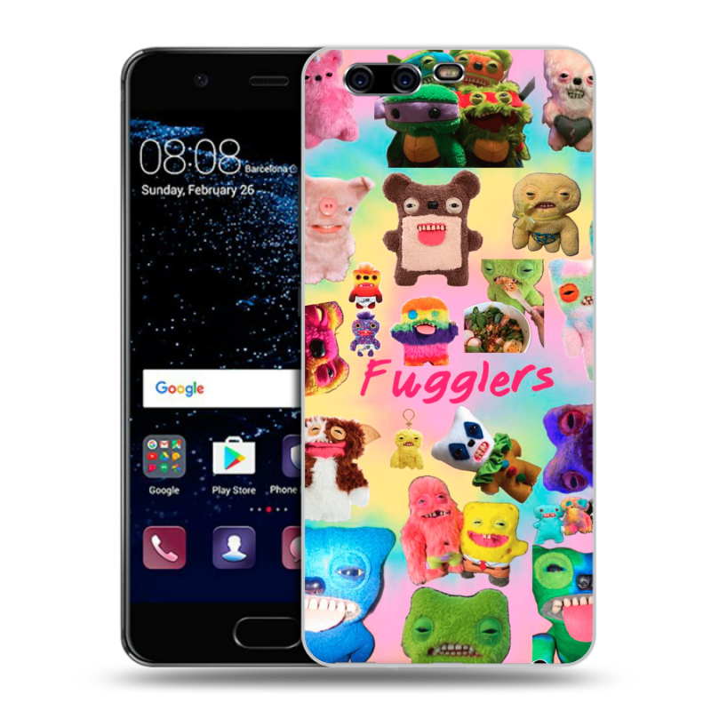 Силиконовый чехол на Huawei P10 с принтом Флагер Fuggler Силиконовый чехол на Huawei P10 с принтом Флагер Fuggler