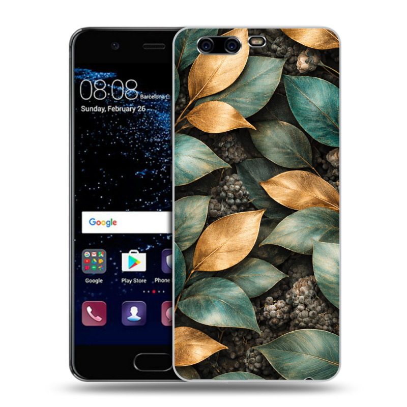 Силиконовый чехол на Huawei P10 с принтом женский Силиконовый чехол на Huawei P10 с принтом женский