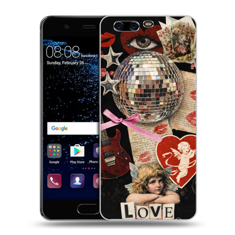 Силиконовый чехол на Huawei P10 с принтом для девочек Силиконовый чехол на Huawei P10 с принтом для девочек